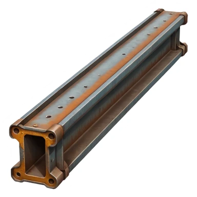 industrial metal beam sticker