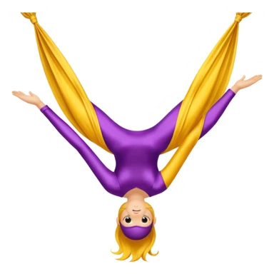 Aerial silks, without person sticker