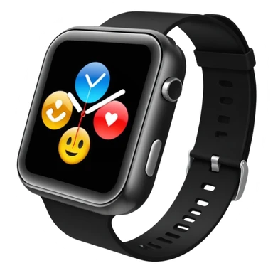 digital watch with digital screen no emojis sticker