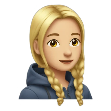 lufy in nika sticker