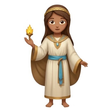 fullbody Jerusalem innkeeper in ancient robes, hair visible, no headscarf or religious symbols sticker