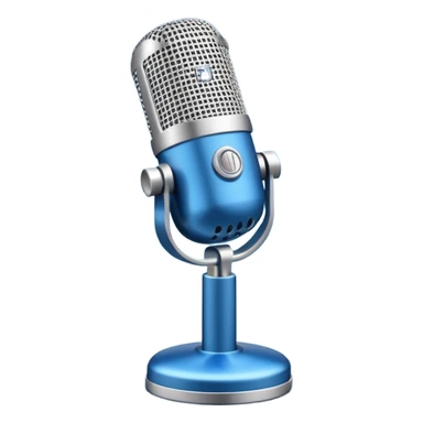 blue podcast sticker