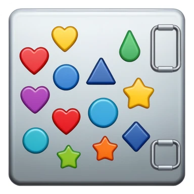 fridge with magnets sticker