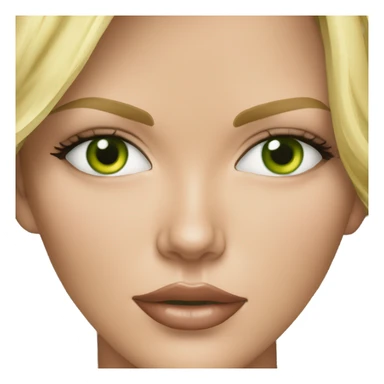 ultra realistic charlize theron green eyes wearing shirt sticker