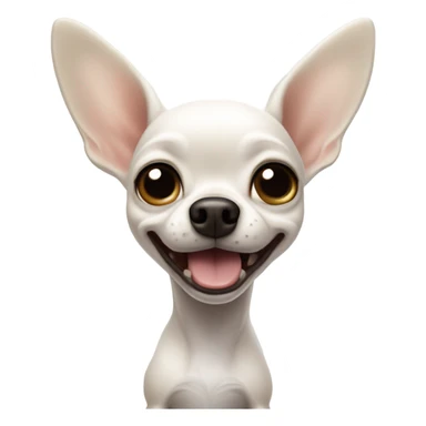 White chihuahua dancing sticker