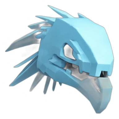 head cranial ice skull Articuno pokemon pixelmon Minecraft delegate sticker