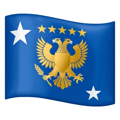 Flag of a country called Kosovo sticker