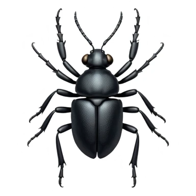 Atlas Beetle Black sticker