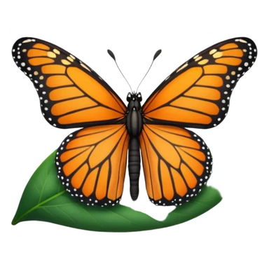 monarch butterfly sticker