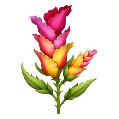 snapdragon flower sticker