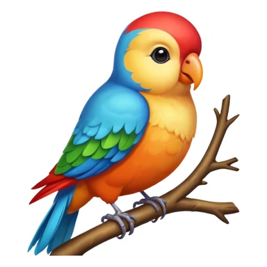 A love bird sticker