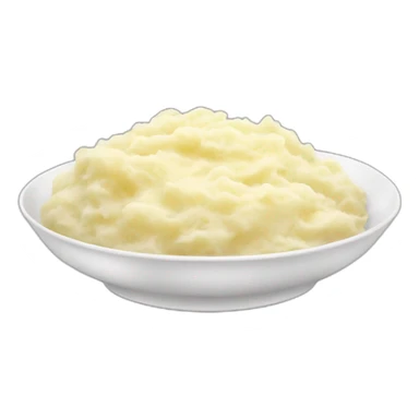 plate of mashed potatoes. side view. Ukraine  sticker