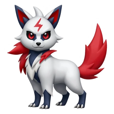 Absol-Zorua-Zangoose-Fusion (full body) sticker