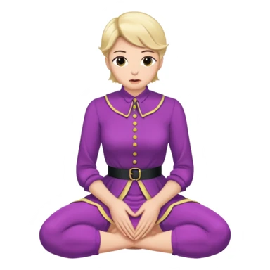 Submissive male sissy cuck on knees wearing female clothes sticker