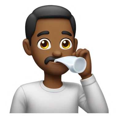 Takis drinking milk sticker