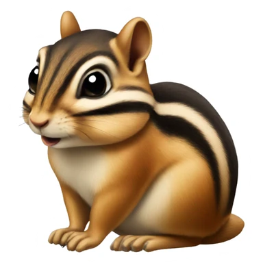 Sophisticated chipmunk sticker