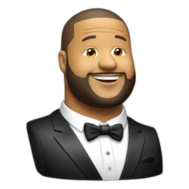 dj khaled wearing a suit winking sticker
