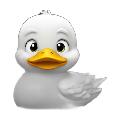 Canard sur un train sticker