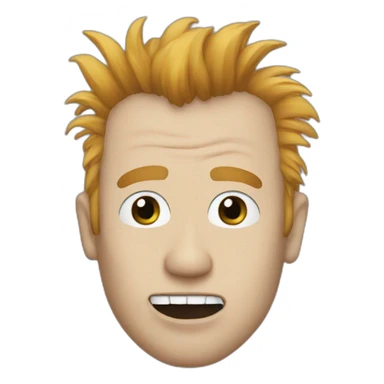 Johnny Rotten sticker