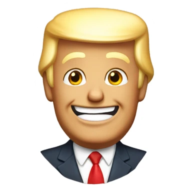 donald trump happy sticker