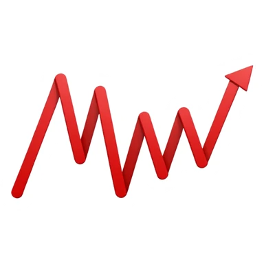 the economy line, falling down sticker