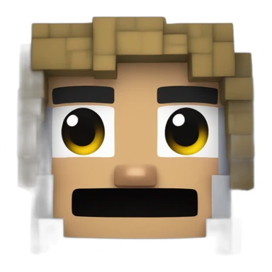 Minecraft skin en netheurite sticker