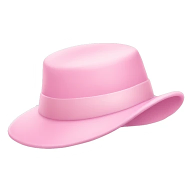pastel pink hat sticker