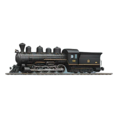 locomotive cute cloud as smoke sticker