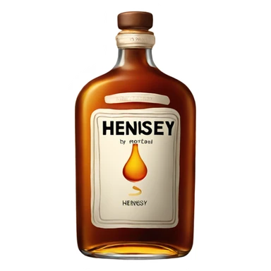 hennessy bottle  sticker