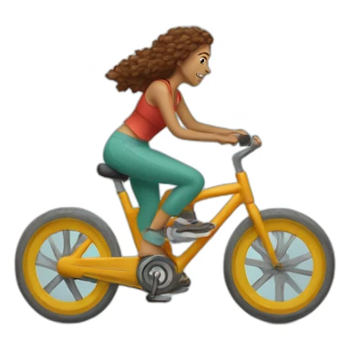 Bohemian spin bike sticker