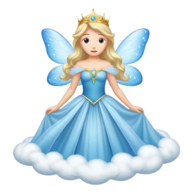 Fairy princess on a Claire sticker