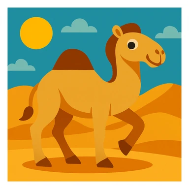 Camel sticker
