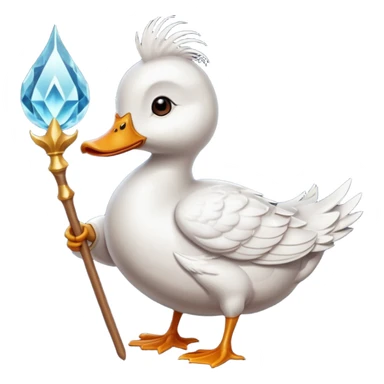 Duck holding magic staff






 sticker