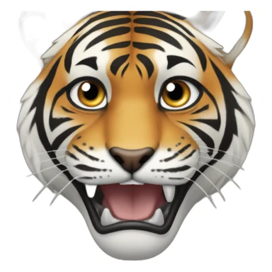 Un tigre qui fait pipi sticker