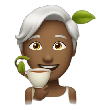 Do you want tea ? sticker