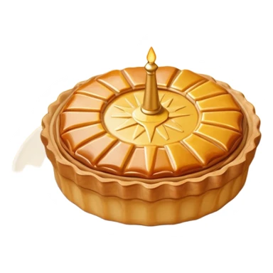 galette des rois avec la fève sticker
