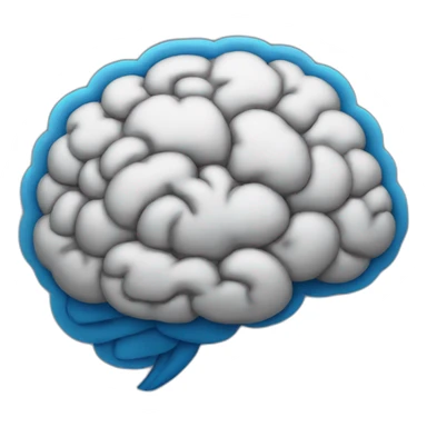 Big-brain sticker