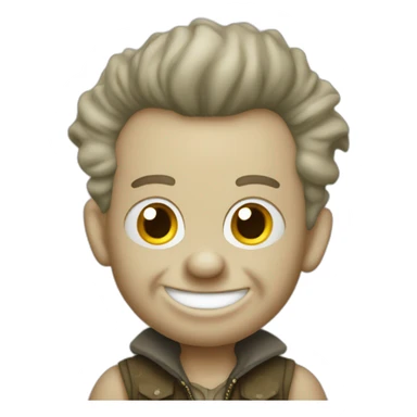 Troll doll Elmer Fudd sticker