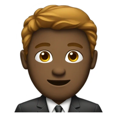 person in suit sticker