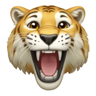 Sabertooth tiger sticker