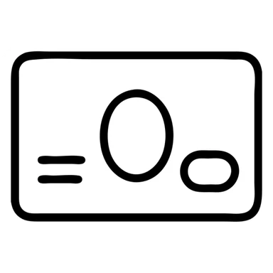 outlined icon of American Express Gold credit card with gold outline, no text sticker