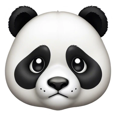 Sad panda sticker
