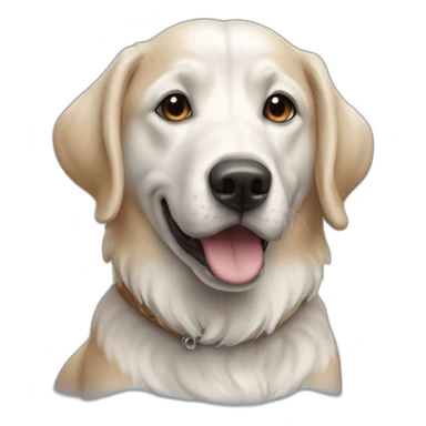 Chien sur dauphin sticker