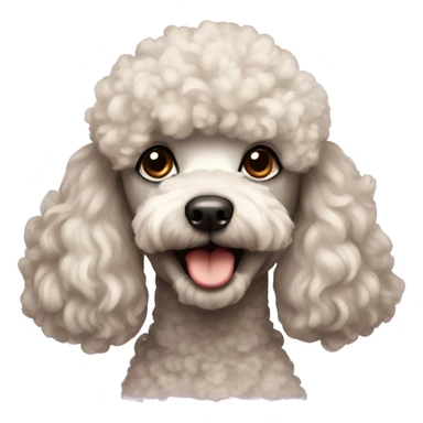 Poodle sticker
