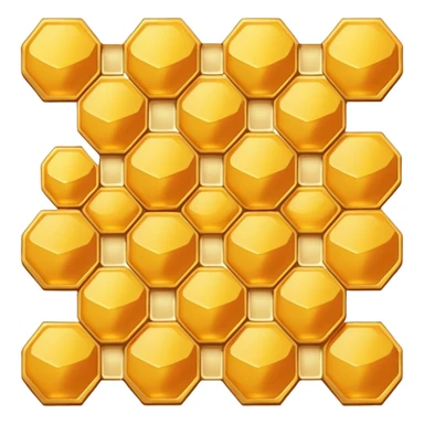 Honeycomb sticker