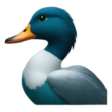 Bleu canard sticker