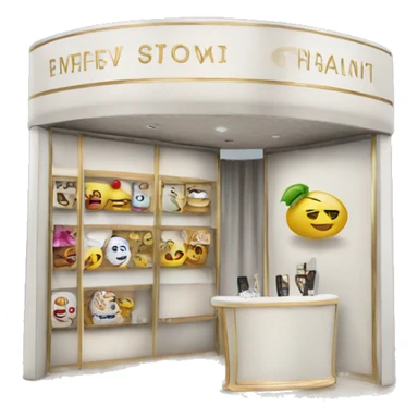 luxury pop up booth sticker