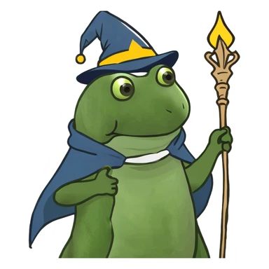 bufo the wizard sticker