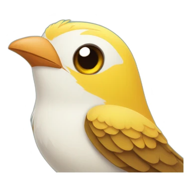 Happy bird sticker