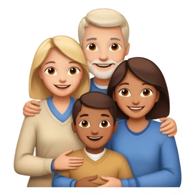 Happy family sticker